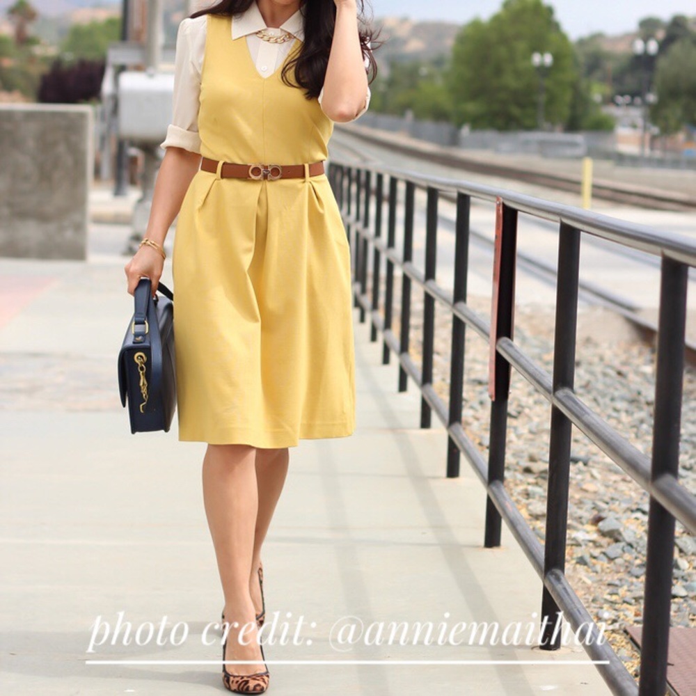 BR Mustard Summer Dress